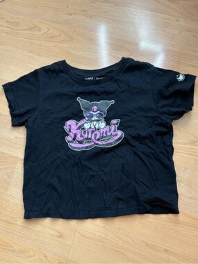 Uniqlo Black Kuromi Graphic Tee